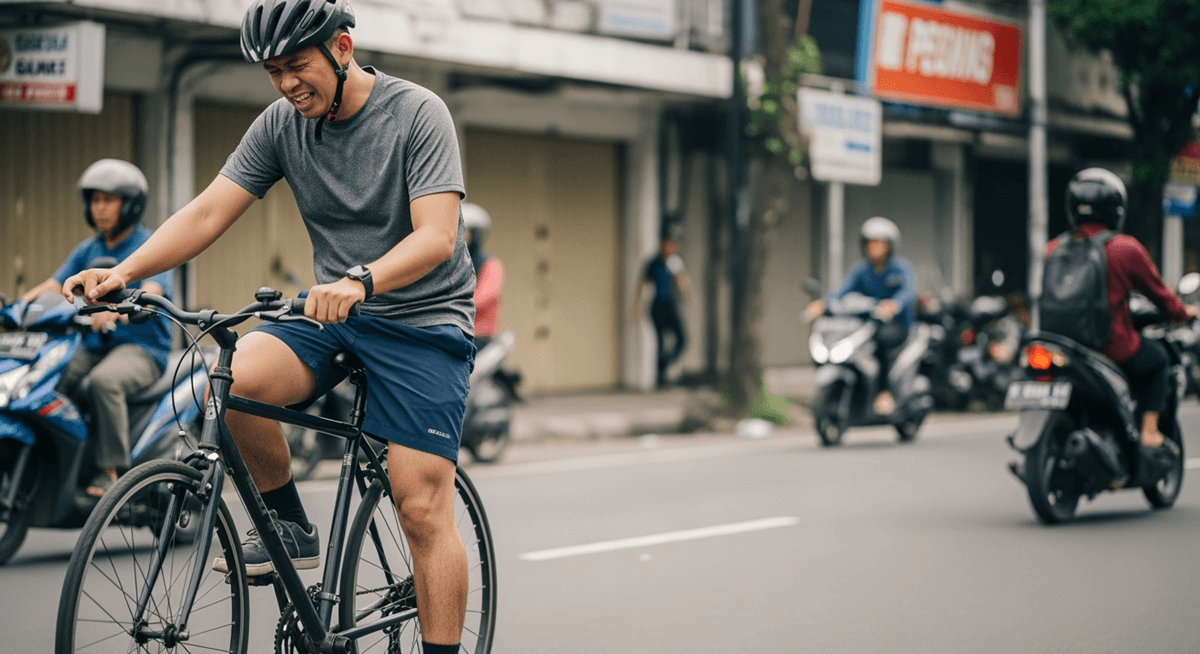 Gambar 1 - bersepeda bikin penis loyo