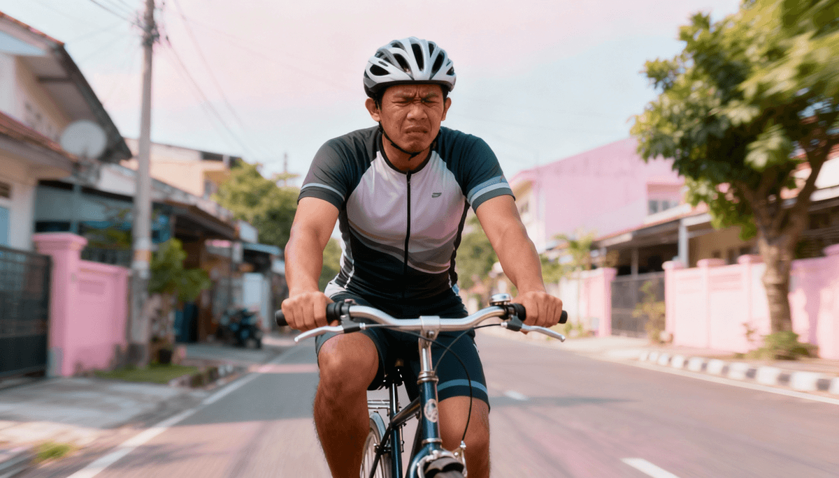 Gambar 2 - bersepeda bikin penis loyo