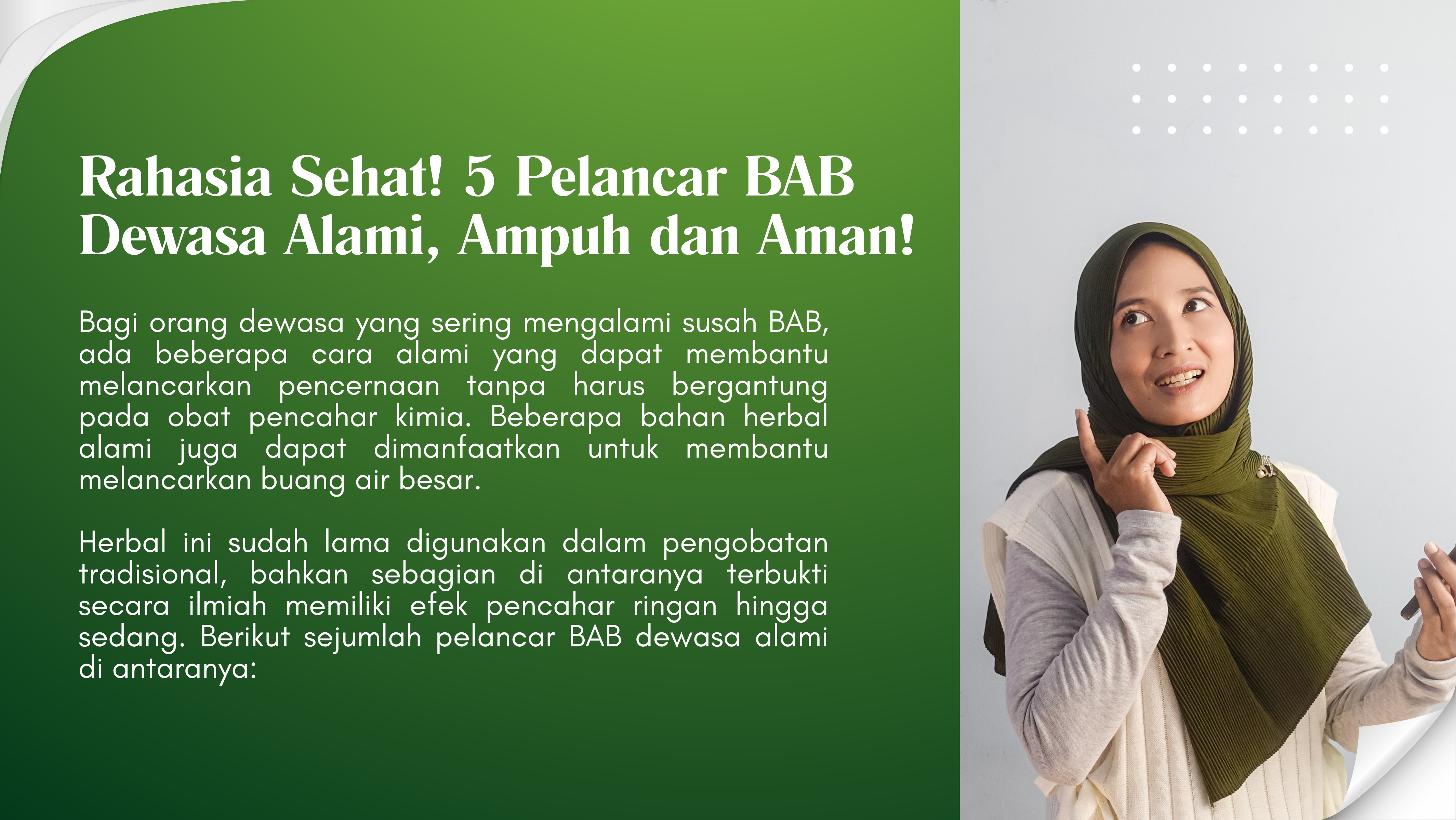 Gambar Section LAXSI 10 - Pelancar BAB Dewasa
