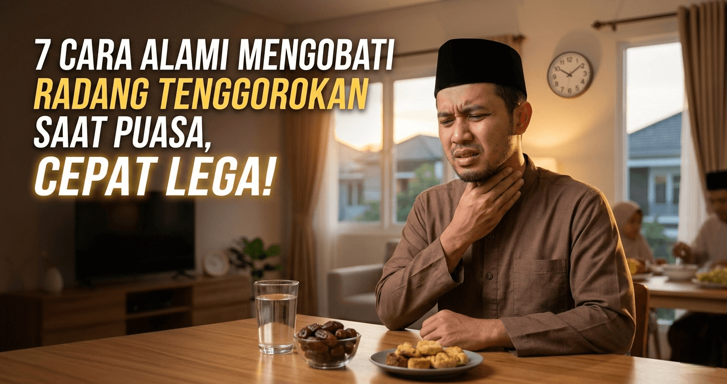 Gambar 2 - Radang Tenggorokan saat Puasa